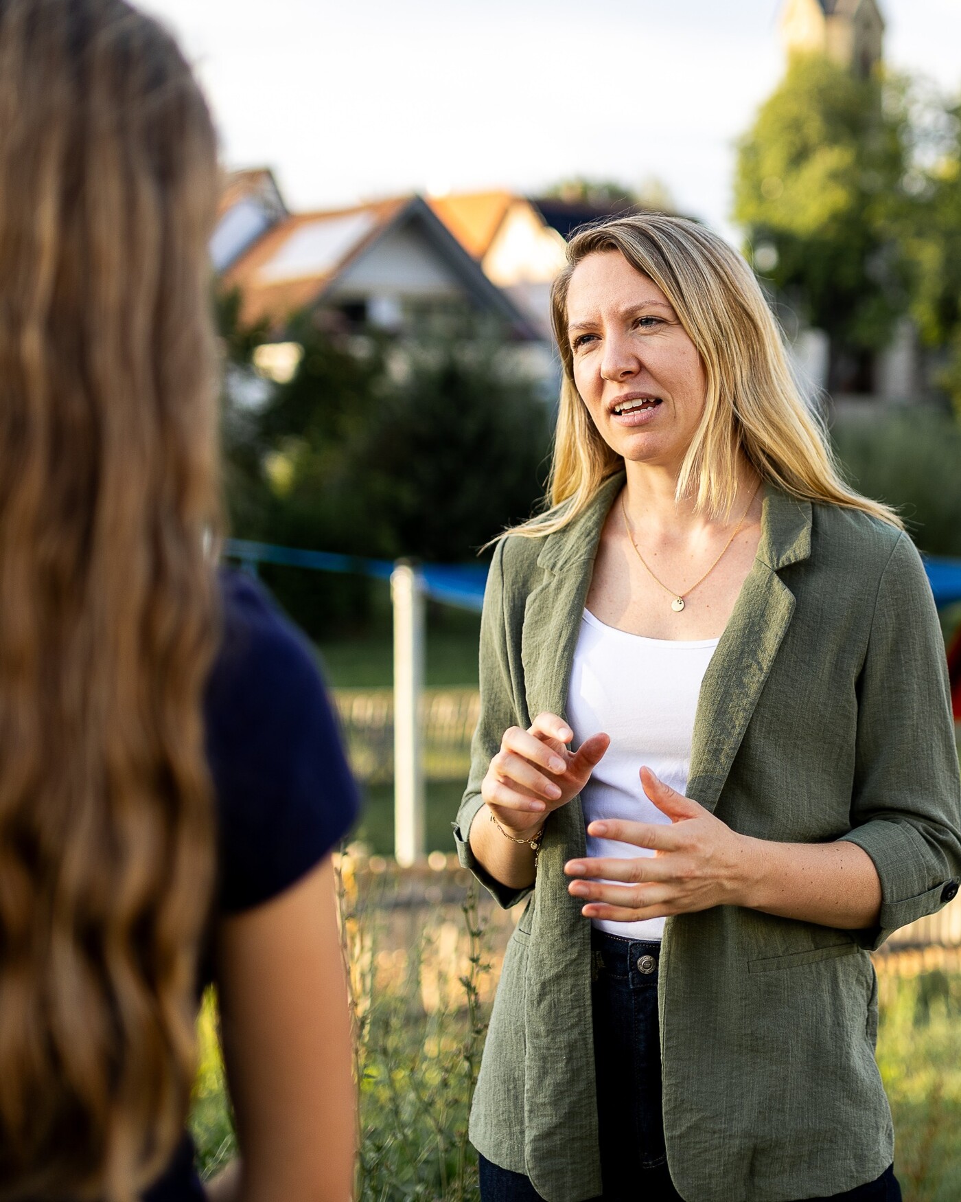 Madeleine Seydt im persönlichen Gespräch